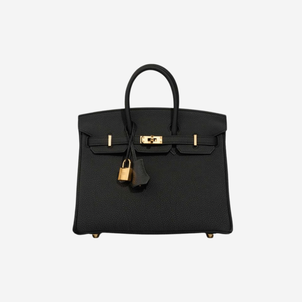 Birkin 25 Black Togo Ghw K