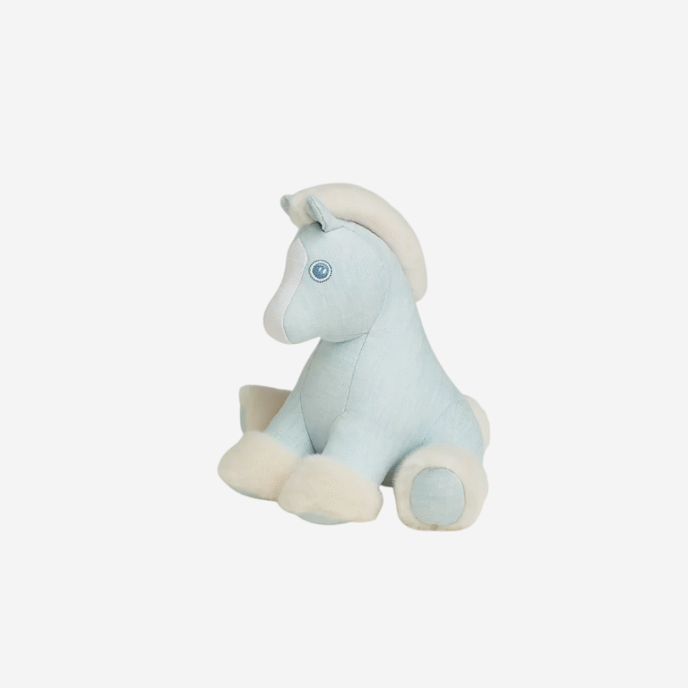 Baby Hermy Plush Bleu Glacier
