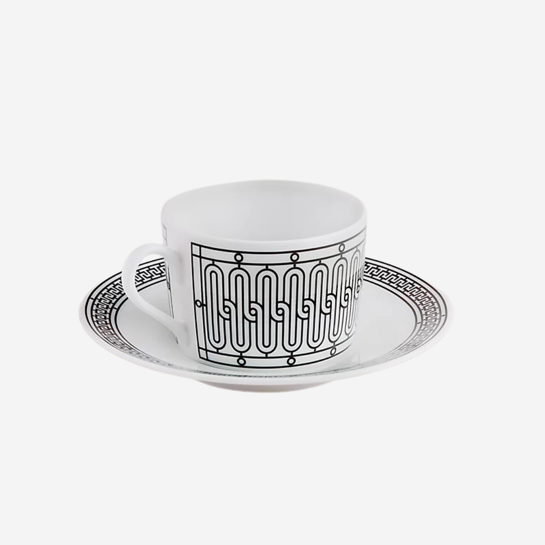 CLS H Deco tea cup and saucer