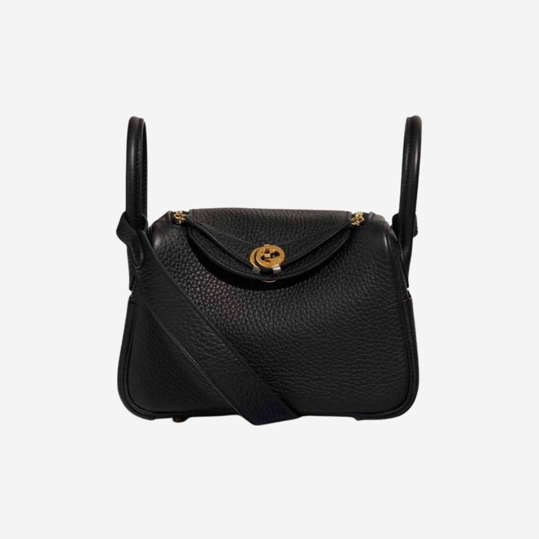 CLS Mini Lindy II Black Taurillon Clemence Ghw K