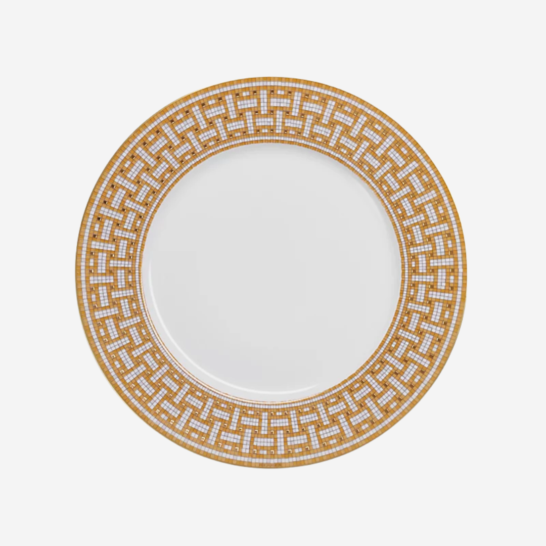 CLS Mosaique au 24 gold dinner plate