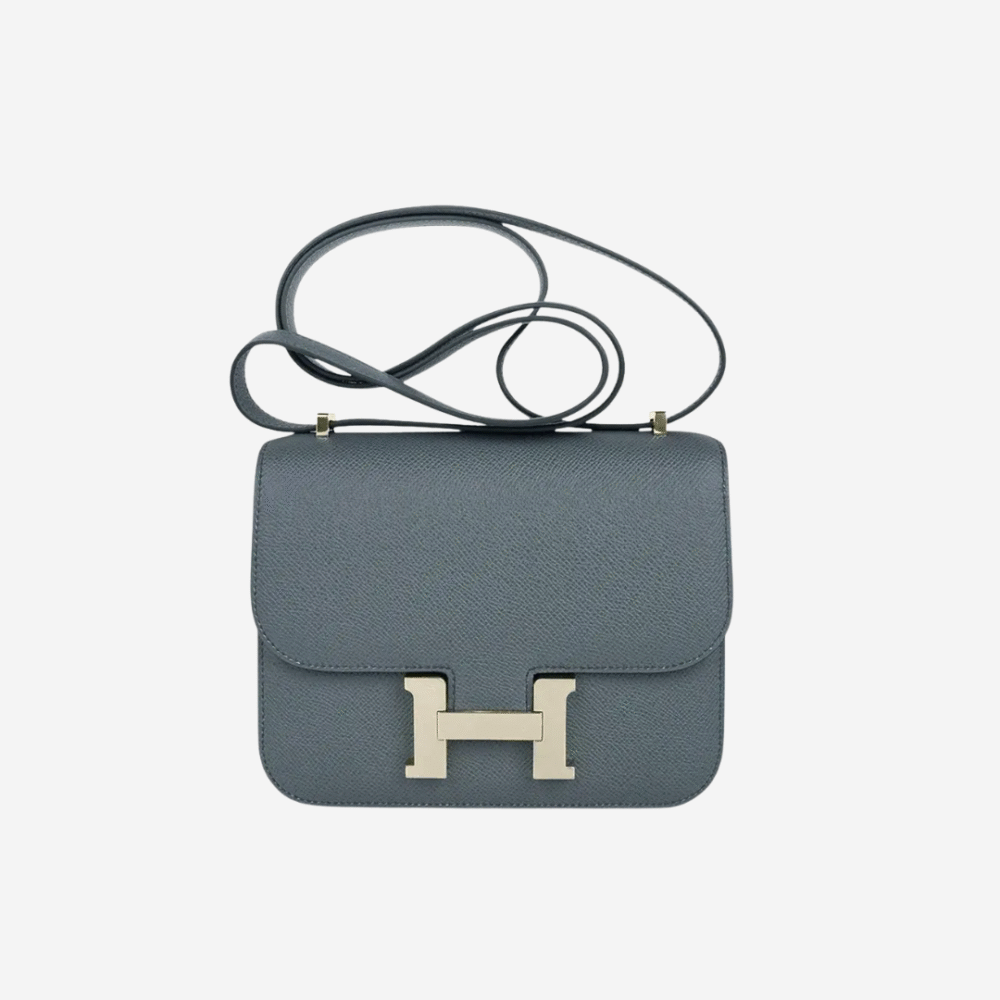 Constance 18 Gris Misty Epsom Pbhw W with Mirror