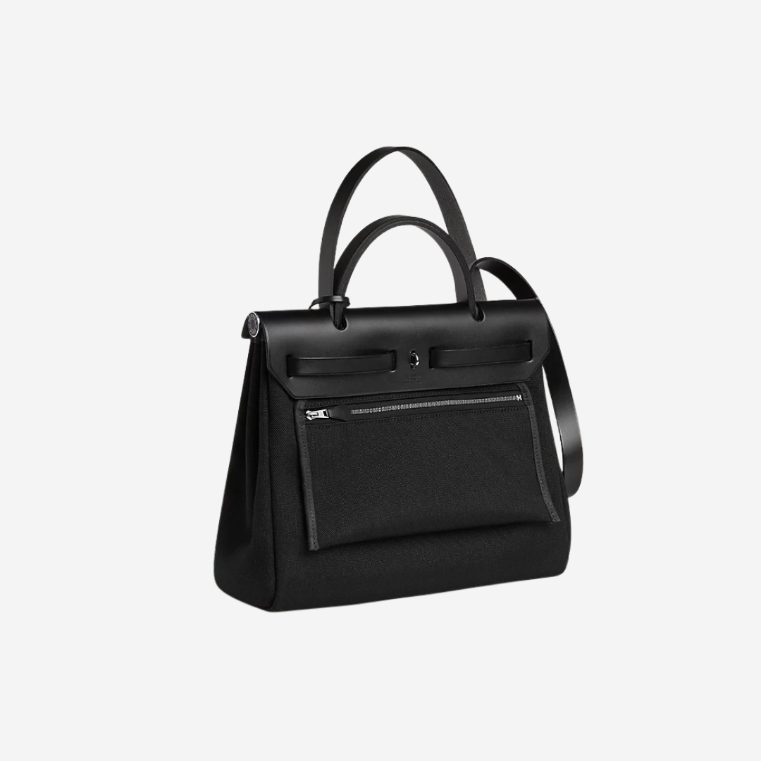 Herbag Zip 31 laque bag, Noir PHW (2)