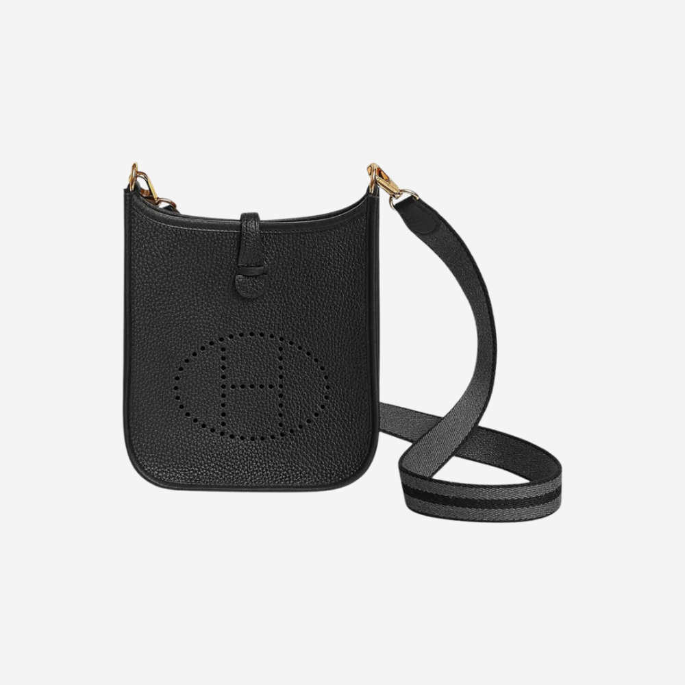 Mini Evelyne 16 Amazone Strap Black Clemence Ghw W