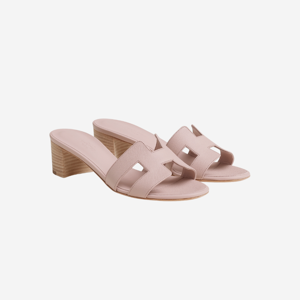 Oasis 50 Epsom Heels Rose Porcelain Sandals