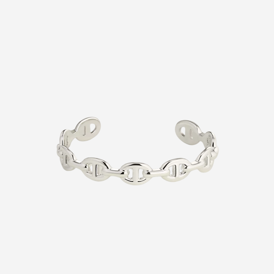 CLS Chaine d’ancre Enchainee bracelet Silver SH, medium model