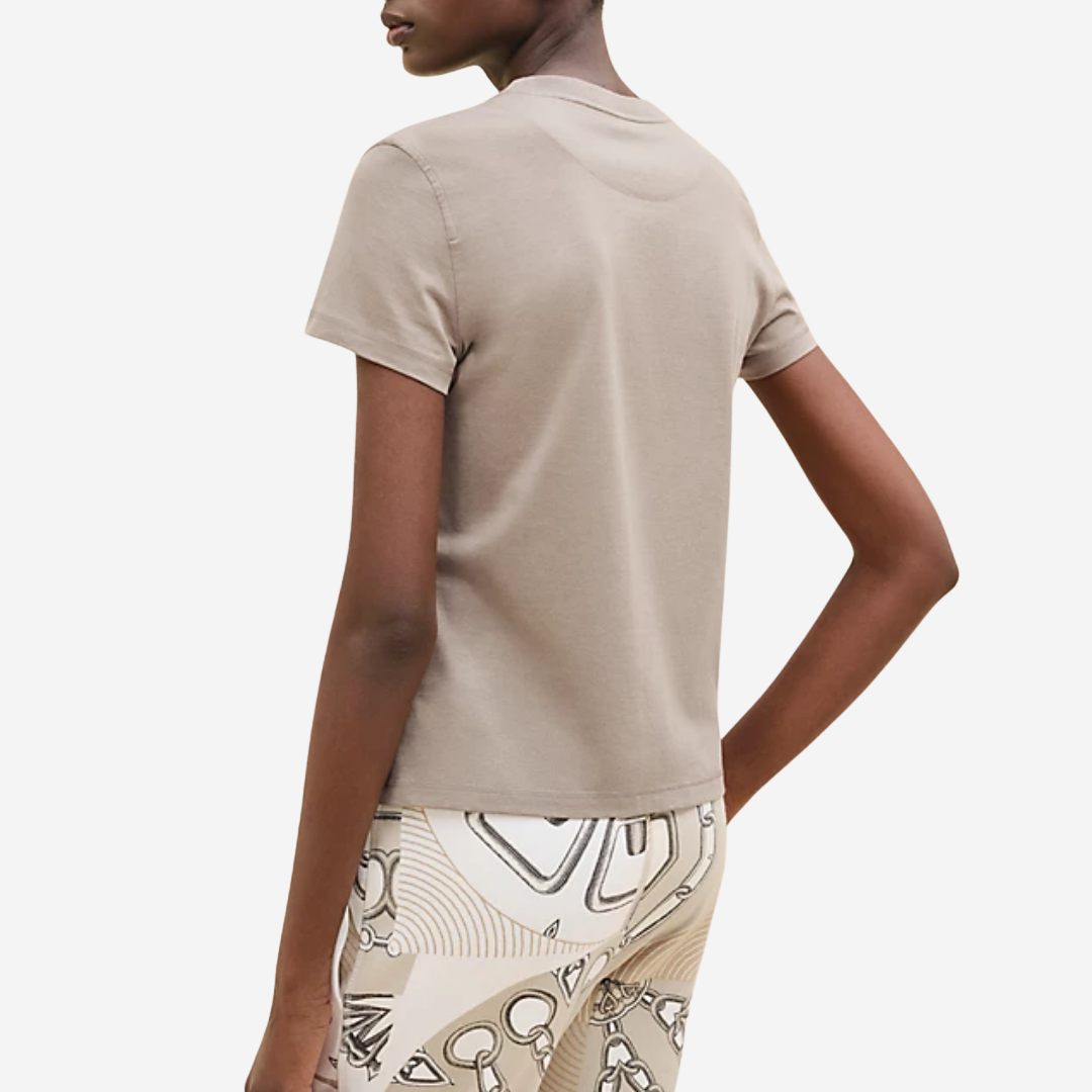 CLS Mors straight t-shirt Gris Etoupe(2)