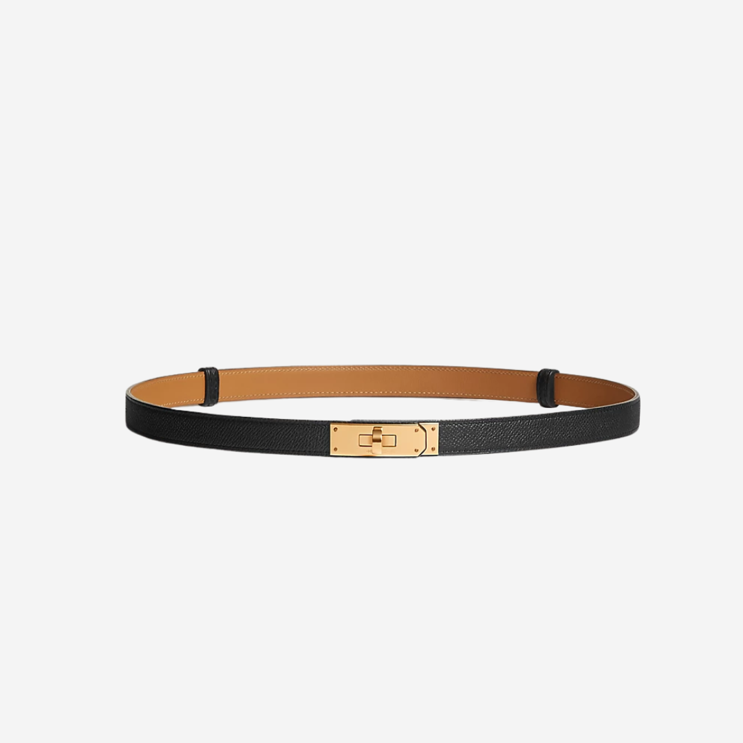 Kelly 18 belt, Noir GHW