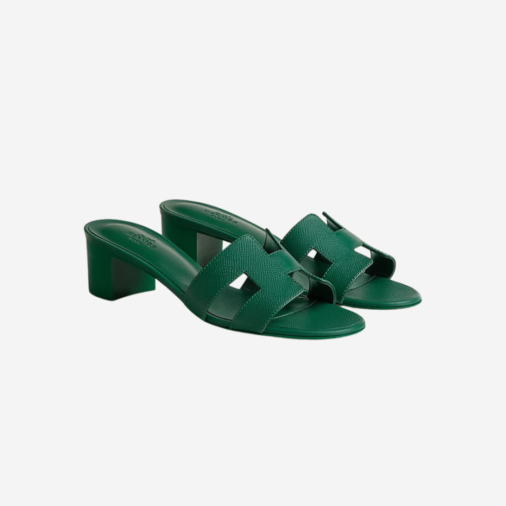 Oasis 50 Epsom Sandals, Vert Oyat