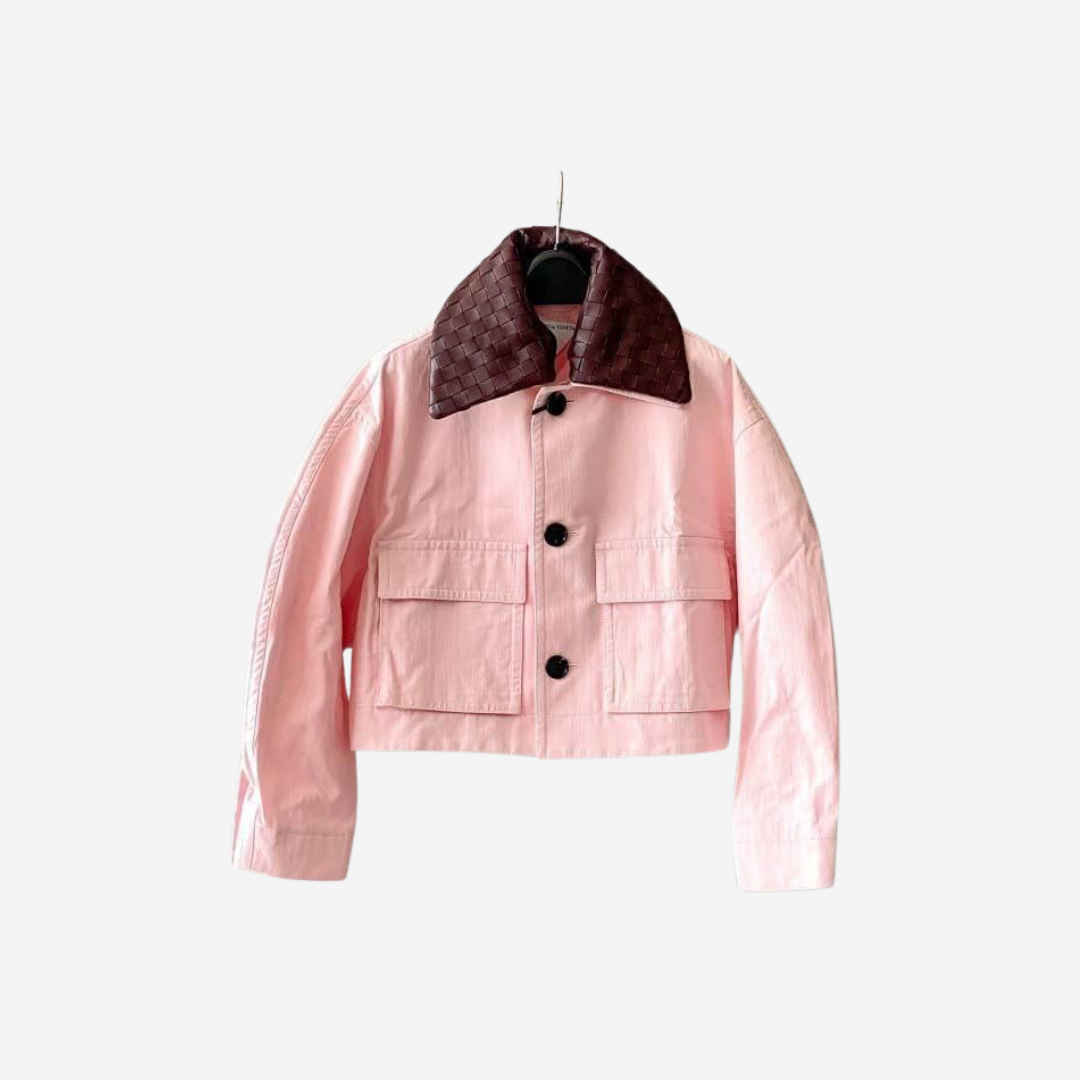 Bottega Veneta Cotton Twill Jacket in Camellia