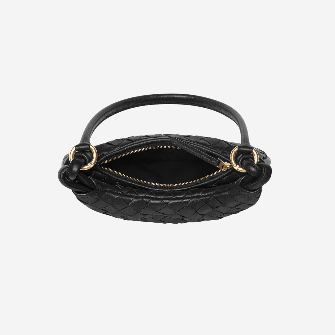 Bottega Veneta Gemelli Small Shoulder Bag Black (3)