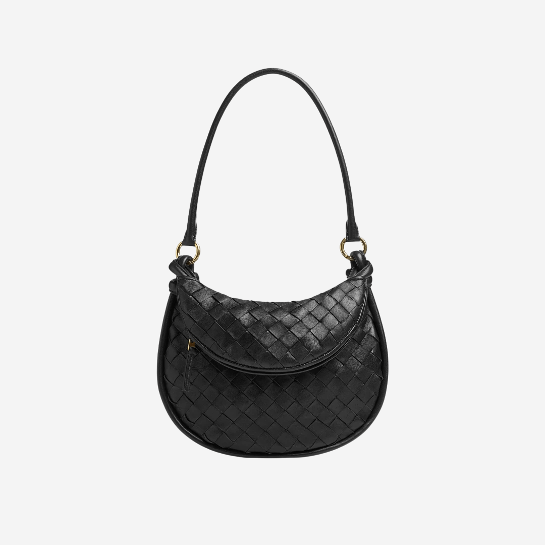 Bottega Veneta Gemelli Small Shoulder Bag Black