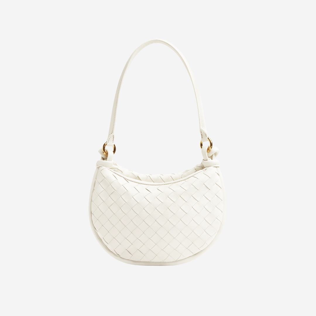 Bottega Veneta Gemelli Small Shoulder Bag White (4)