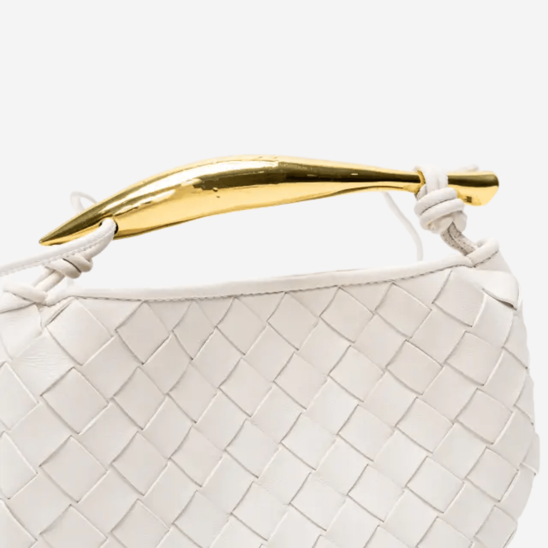 Bottega Veneta Mini Sardine Crossbody Bag Leather Chalk (1)