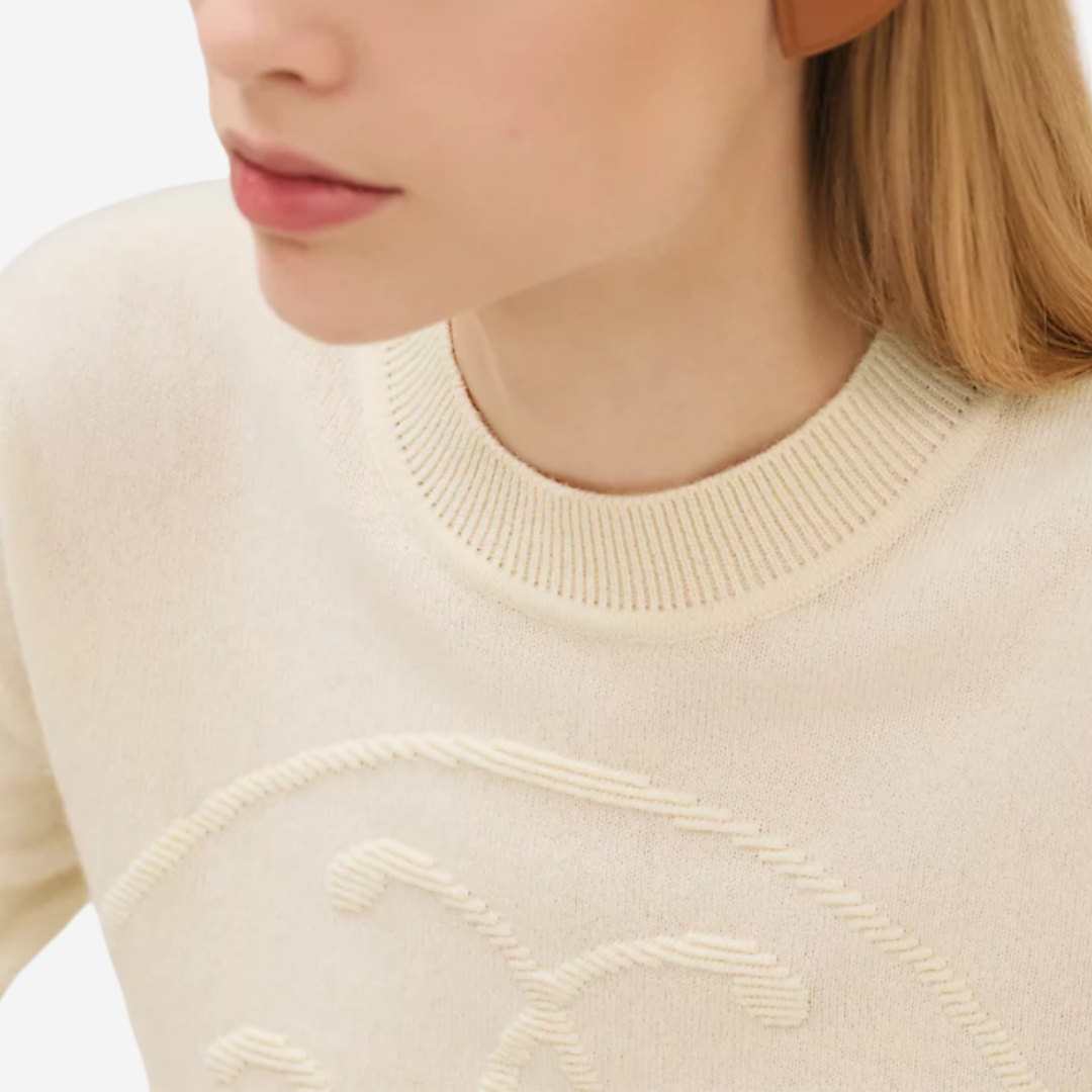 CLS Cashmere H Lift long-sleeve sweater Beige Naturel (3)