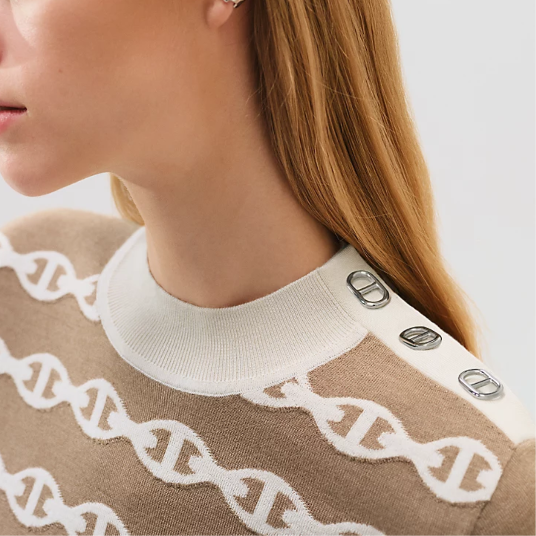 CLS Chaine d’Ancre long-sleeve sweater Marron Alezan (5)