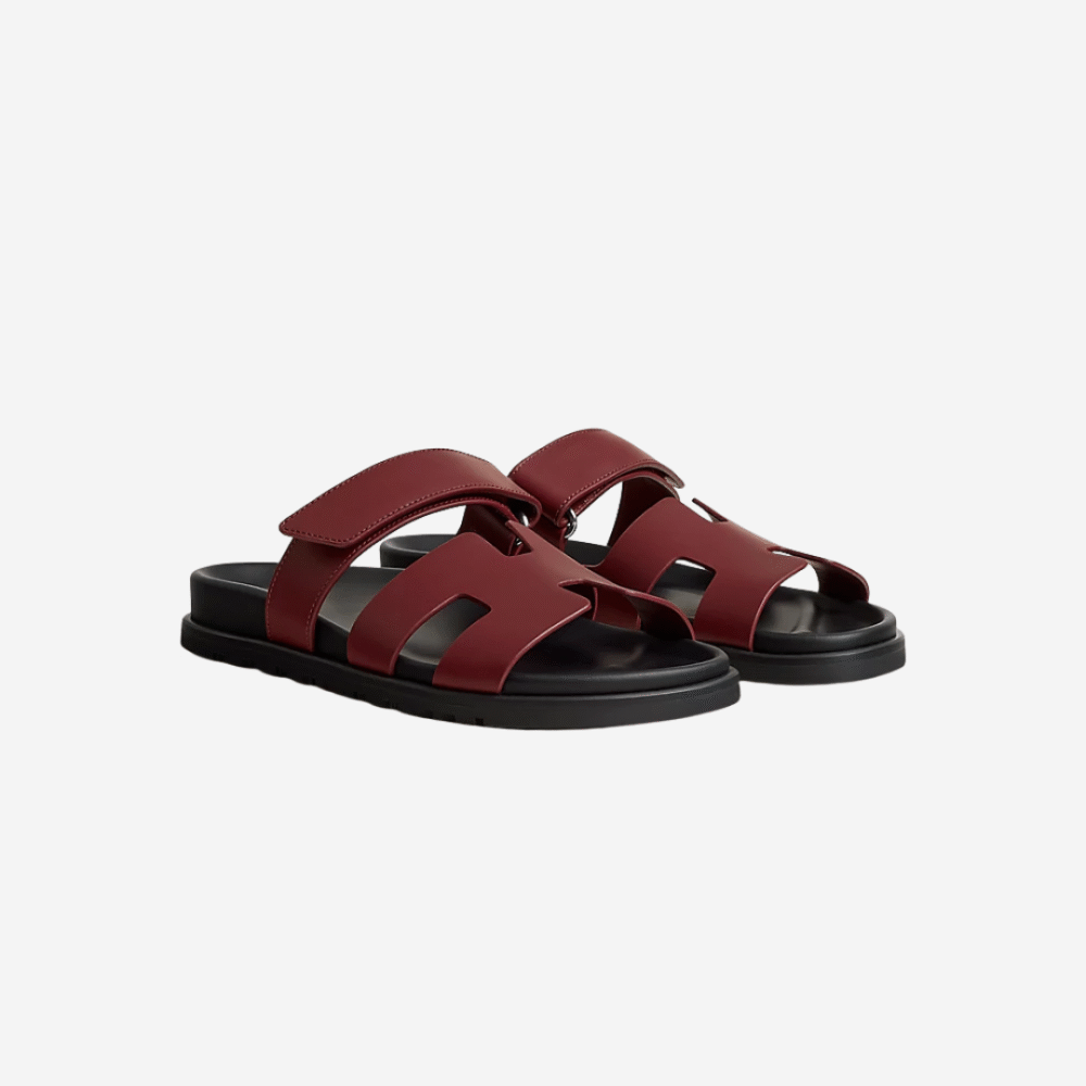 Chypre Veau Sandal, Rouge