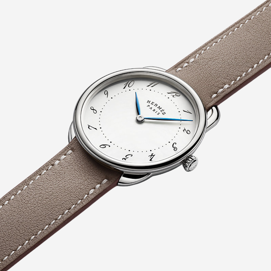 HERMES Arceau 36mm watch Etoupe (1)