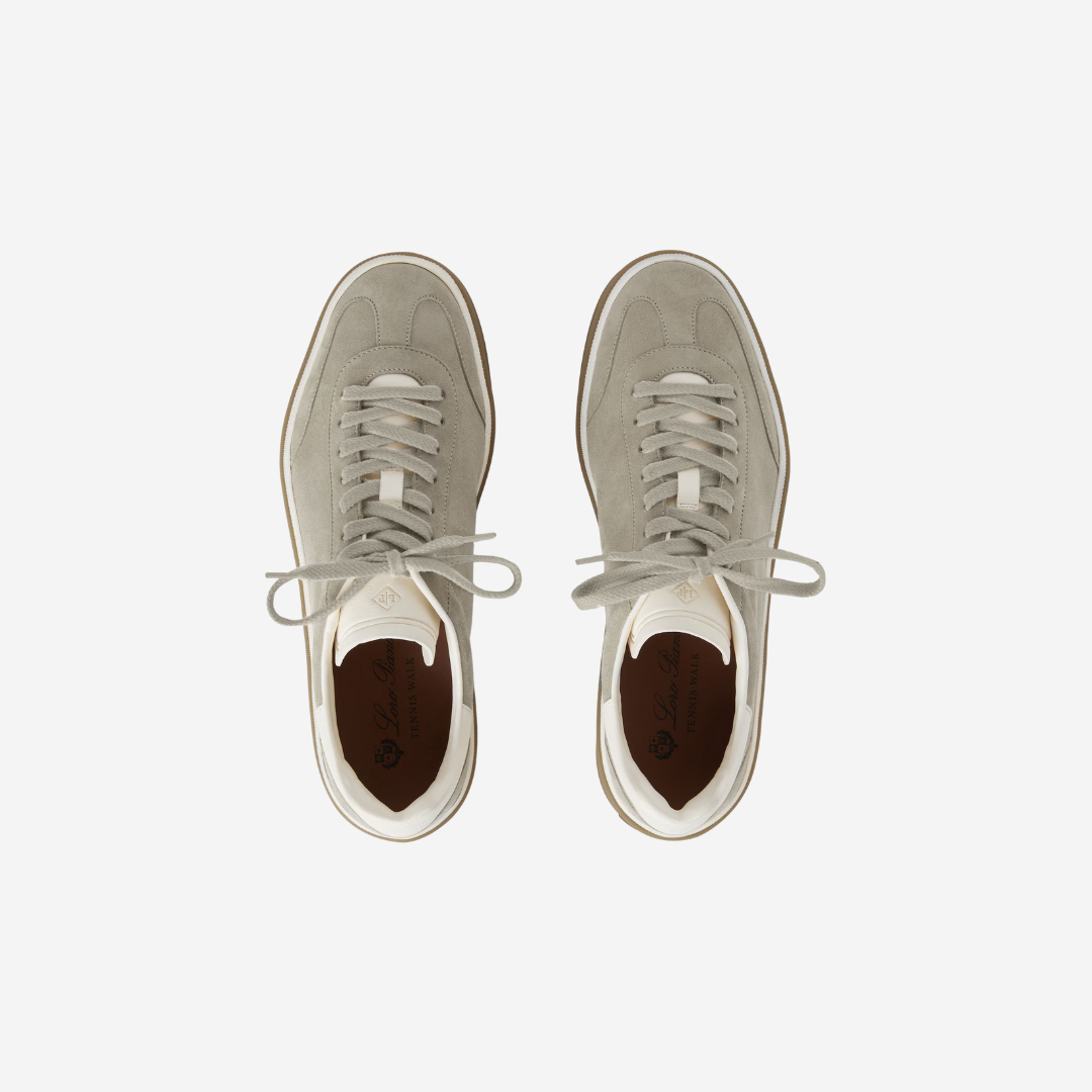 Loro Piana Tennis Walk Suede Pearl Powder Size 36 Size 39 (3)