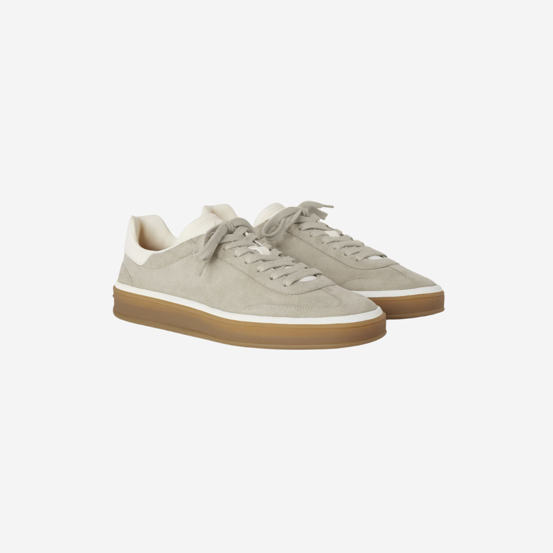Loro Piana Tennis Walk Suede Pearl Powder Size 36 Size 39