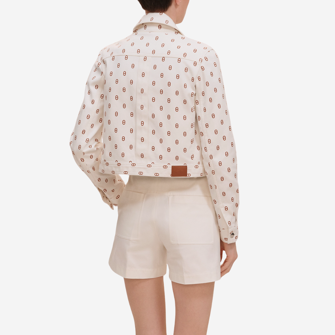 VOI Chaine d’Ancre denim jacket Marron Fauve (1)