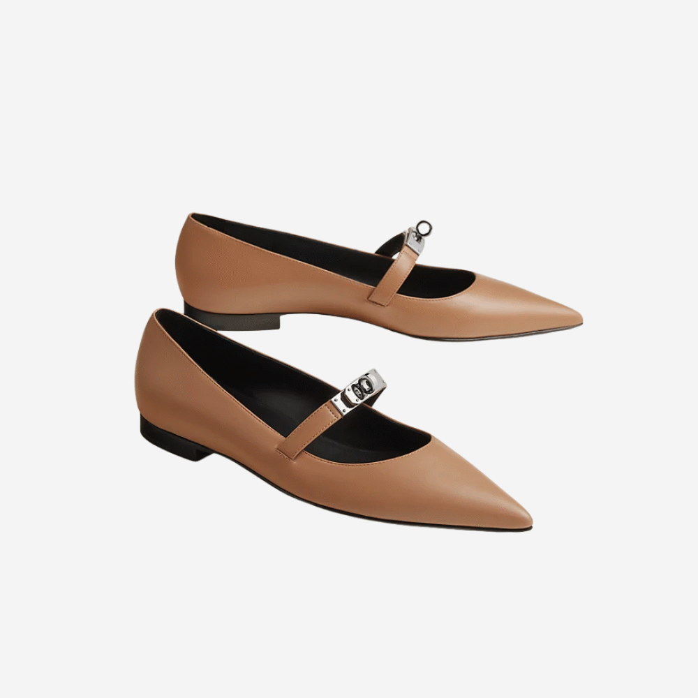 Kelly Ballet Flat, Naturel Clair PHW