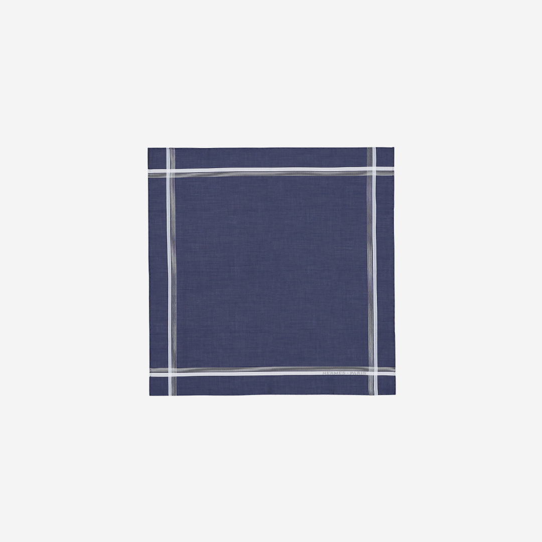 CLS Monchoir Jacquard H marine ( pochette square )