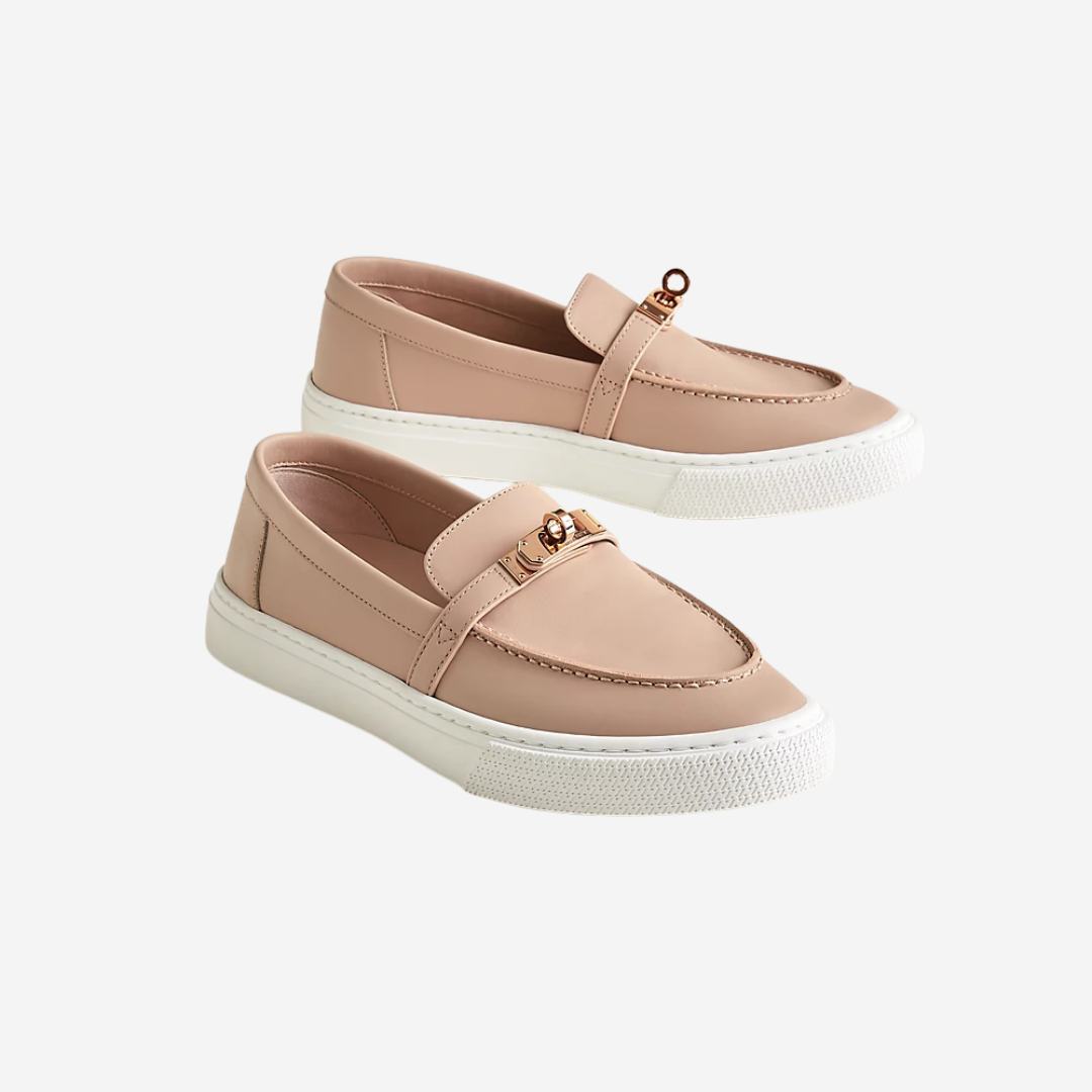 Game Slip On Loafers Beige Nude Rghw