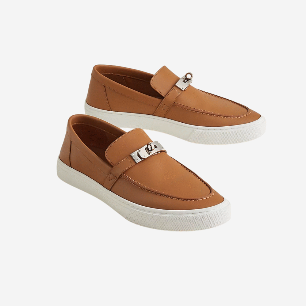 Game Slip-On Loafers, Naturel PHW