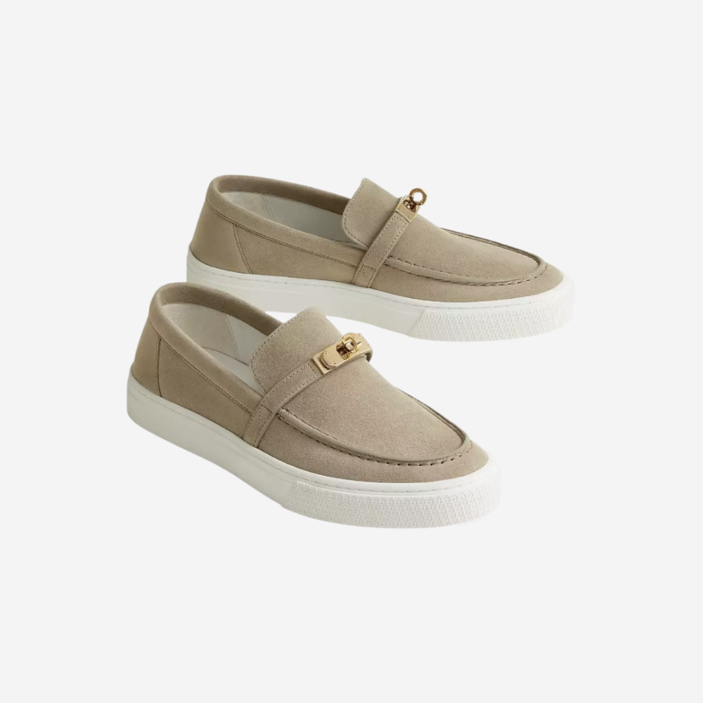 Game Slip-On Loafers, Beige Esquisse GHW