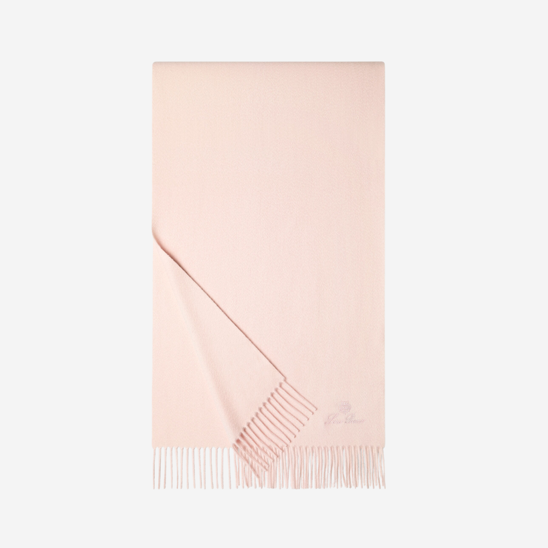 LORO PIANA Grande Unita Scarf Cashmere Light Pink (2)