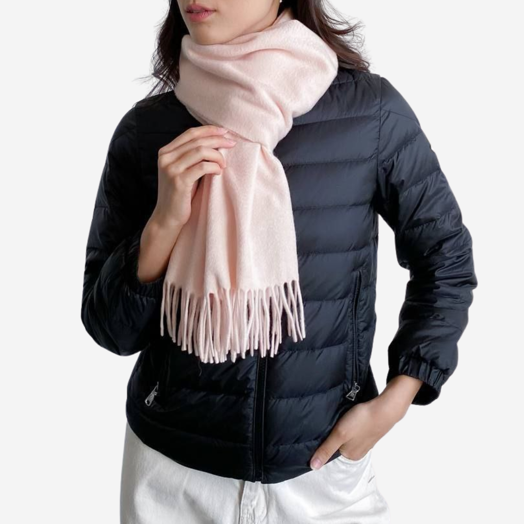 LORO PIANA Grande Unita Scarf Cashmere Light Pink (3)