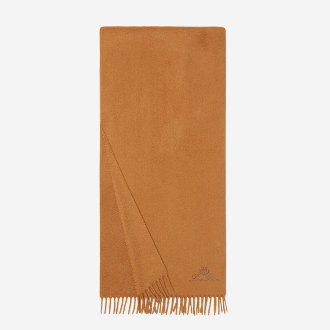 LORO PIANA Piccola Unita Scarf Cashmere Camel (1)