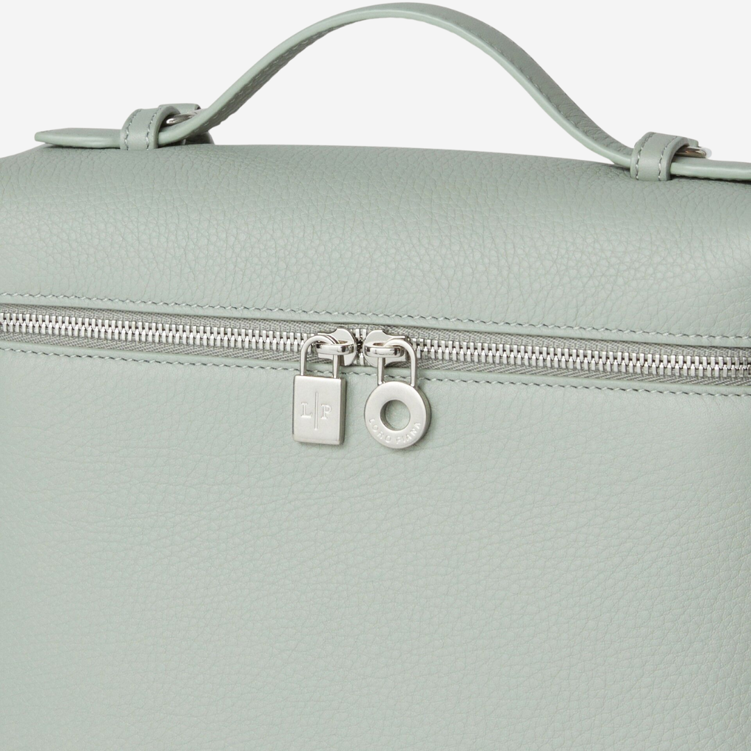 Loro Piana Extra Pocket L23,5 Calfskin Backpack Shw Eucalyptus (2)