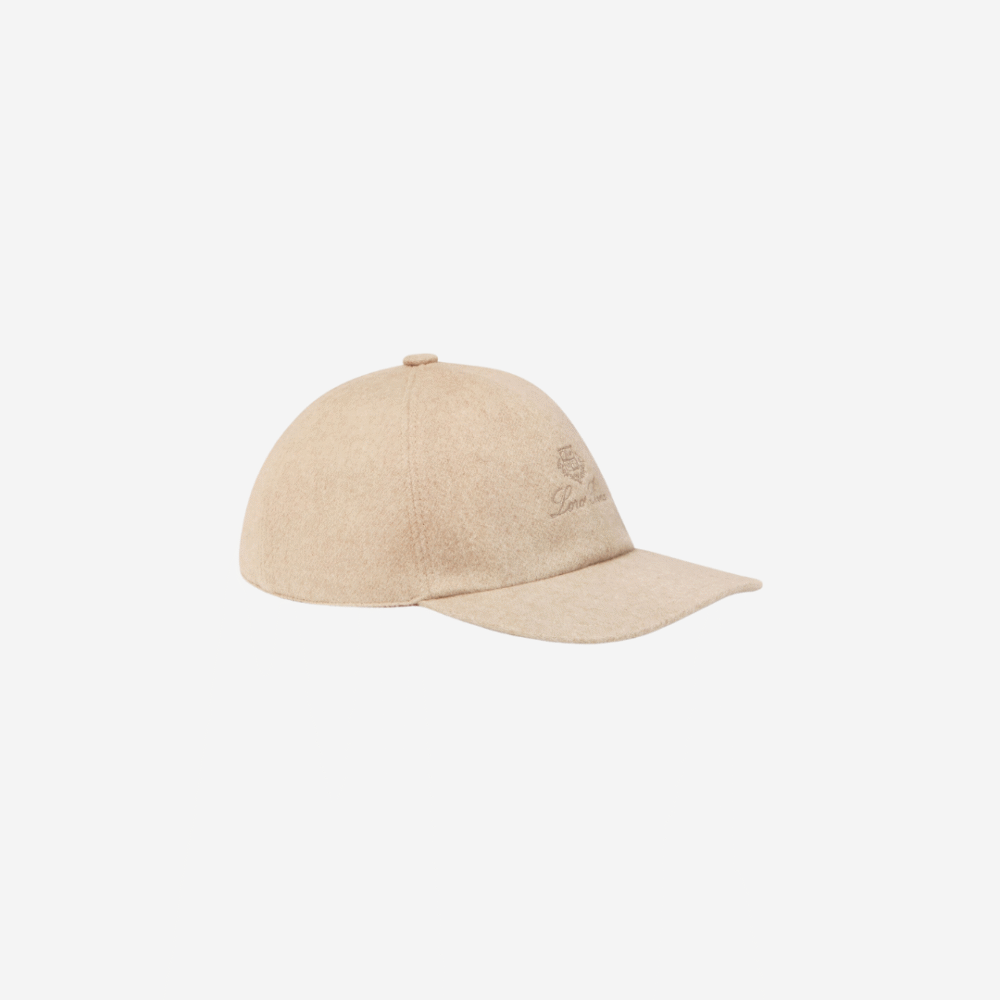 LORO PIANA Baseball Cap Cashmere – Storm System® in Cambridge Melagne