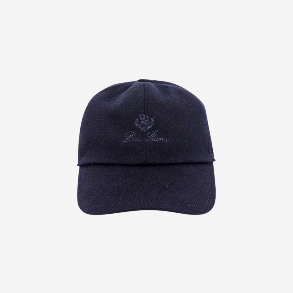 LORO PIANA Baseball Cap Cashmere – Storm System® in Blue Navy