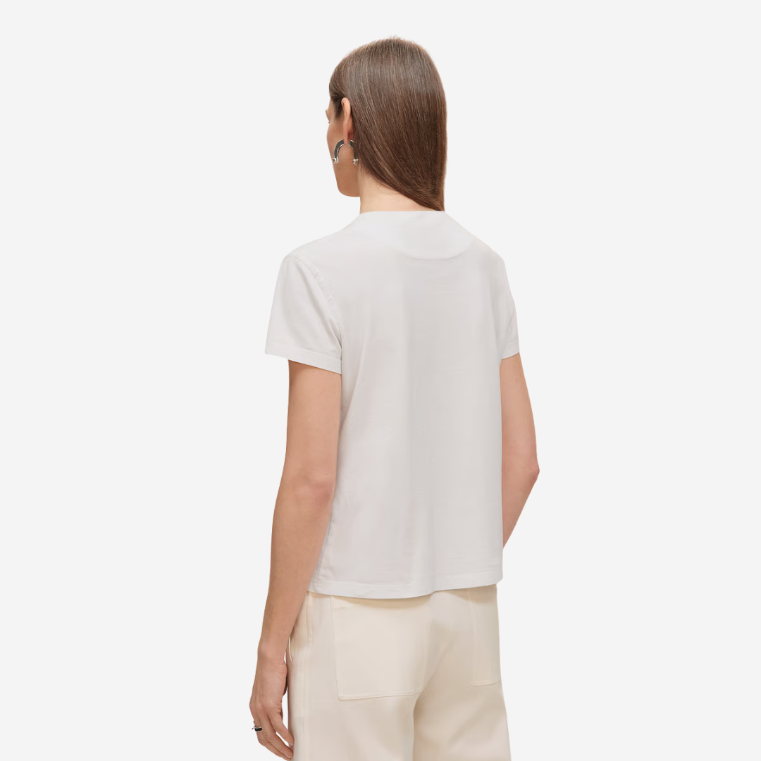 CLS Embroidered pocket t-shirt Jaune Labido (1)
