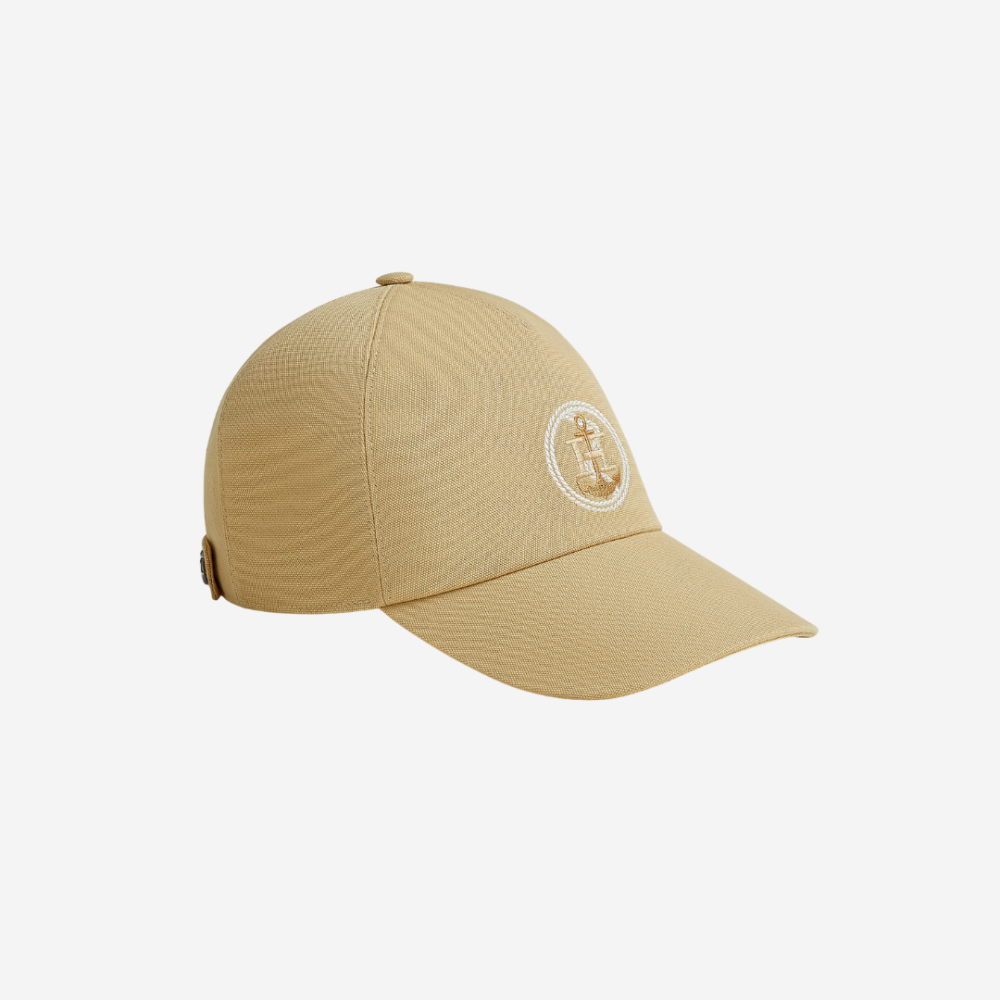 Hermes Hat Max H Ancre Cap Beige Albâtre