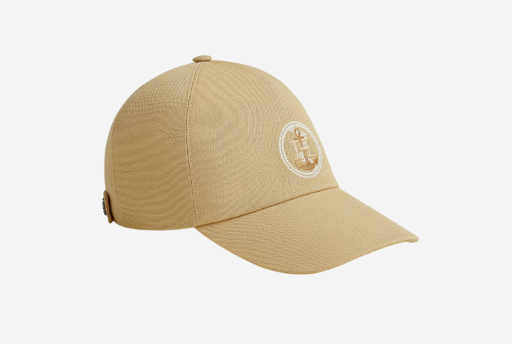 Hermes Hat Max H Ancre Cap Beige Albâtre
