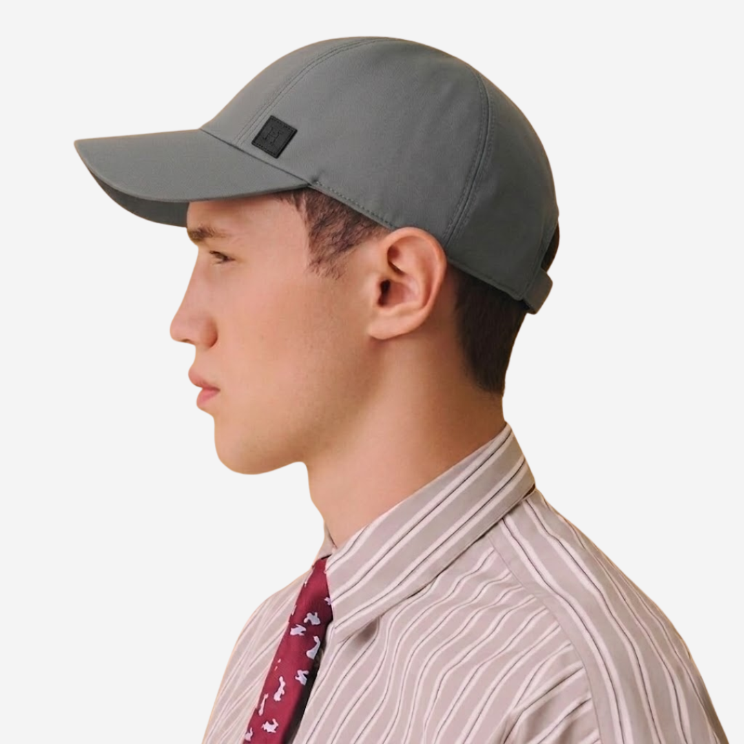 Hermes Miles Jacron H Cap Gris Éléphant